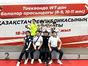 Спортшыларымыз таеквондодан Қазақстан чемпионатында жүлдегер атанды